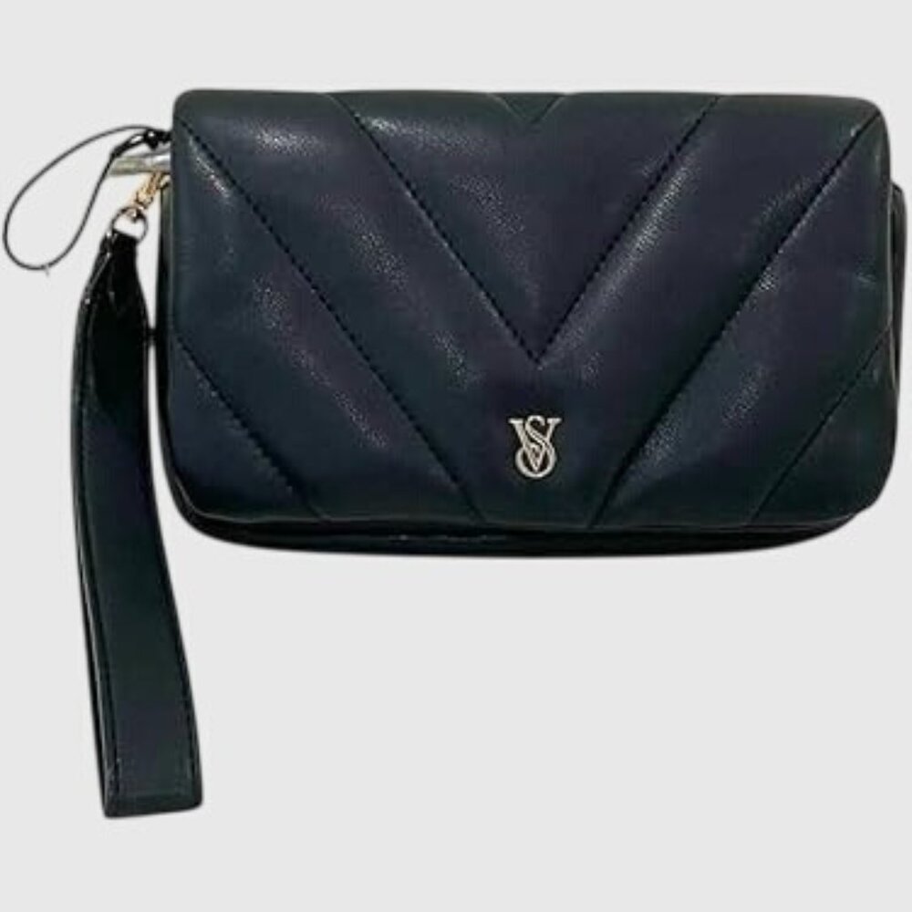 Victoria Secret Phone Wristlet Black Color New With Tags